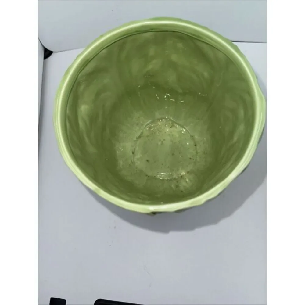 Vintage H&HD Cabbage Lettuce Planter Jar Canister‎ 1990 No Lid